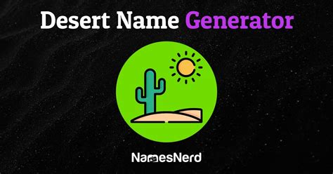 fantasy desert name generator.